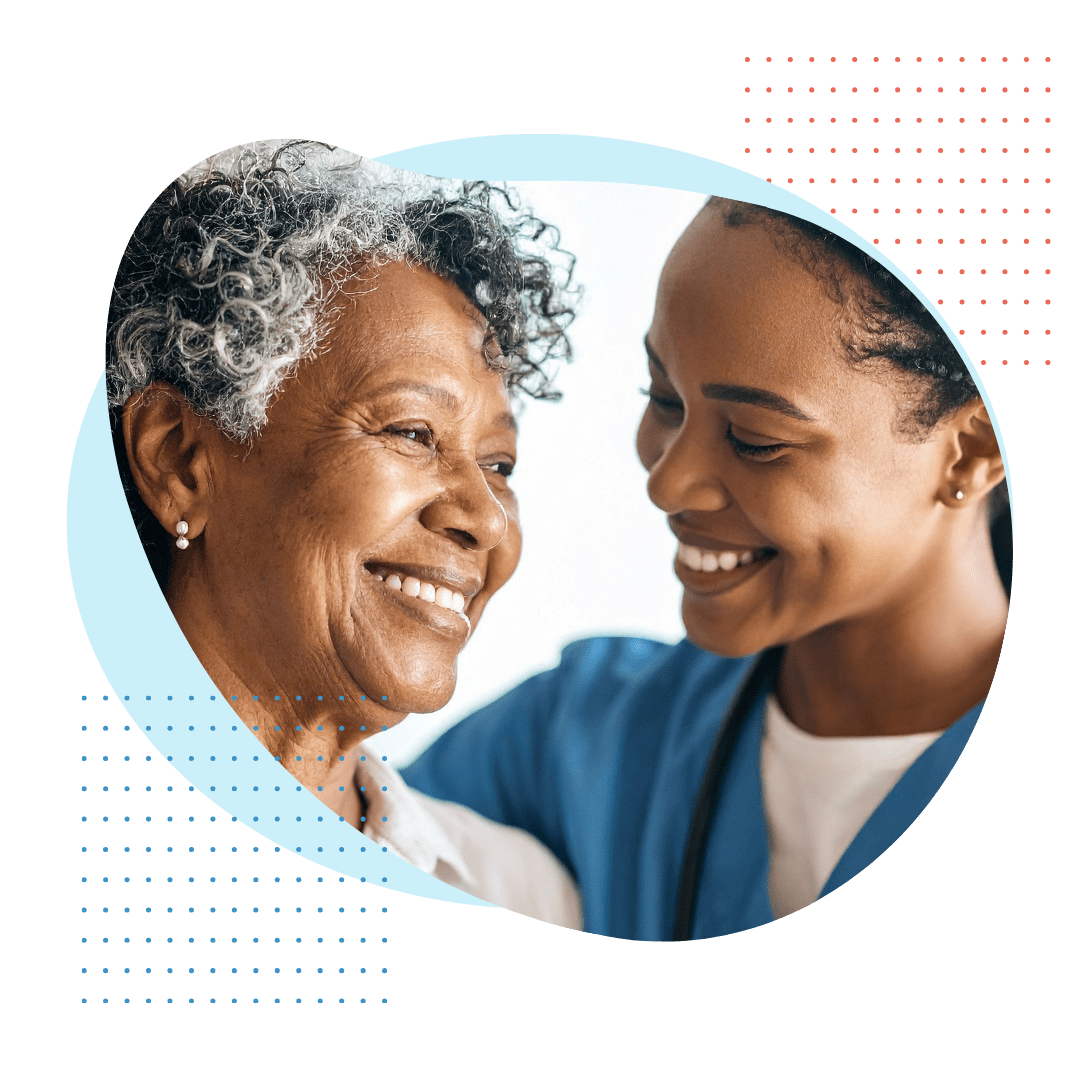 nurse and patient