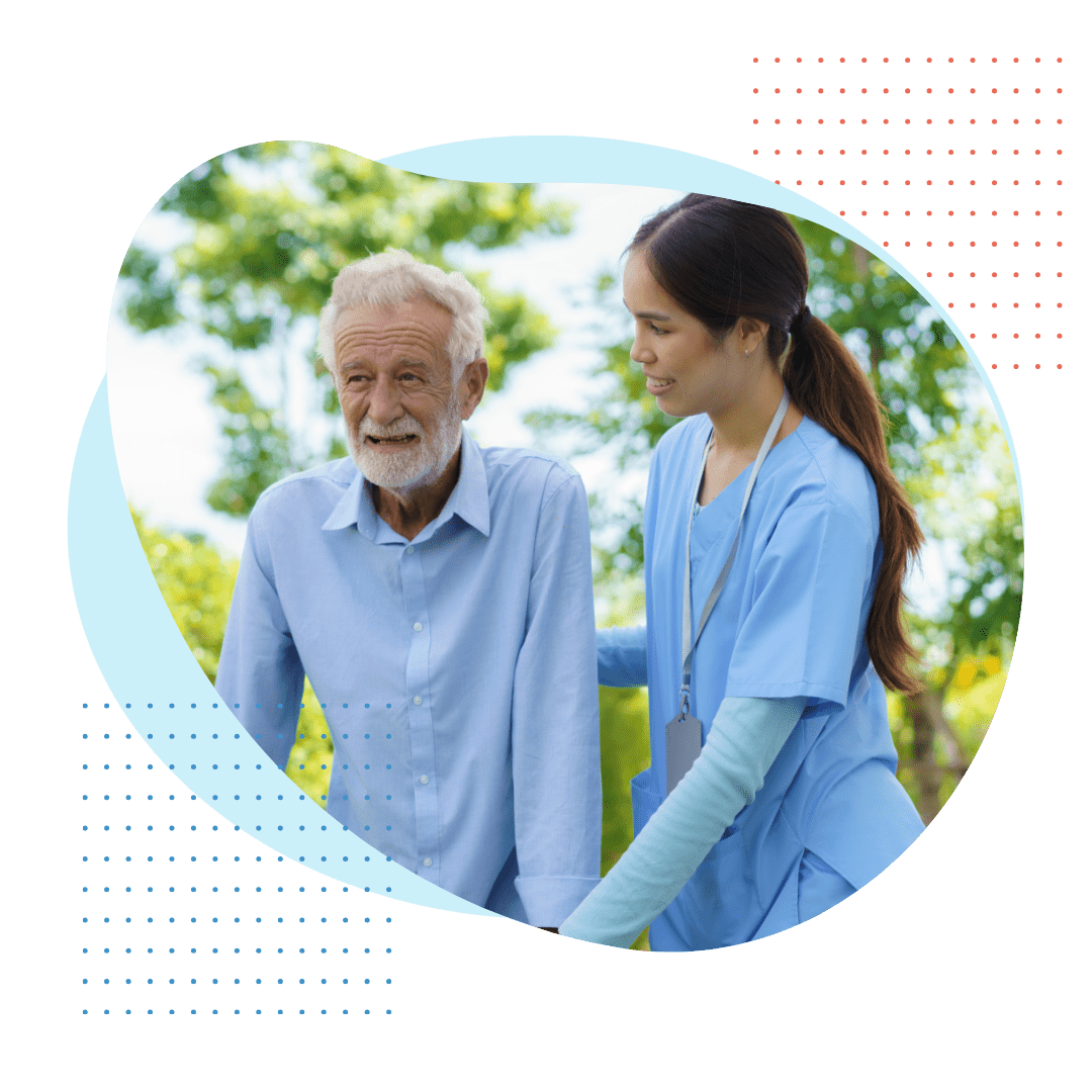 caregiver and patient